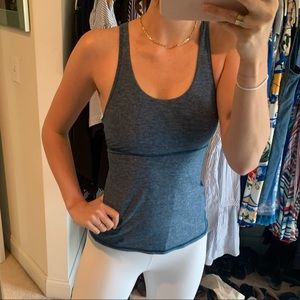 Lululemon blue workout tank
